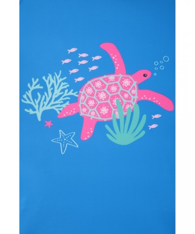 Printed Kids Rash Guard and Shorts Corn Blue $12.50 Swimwear