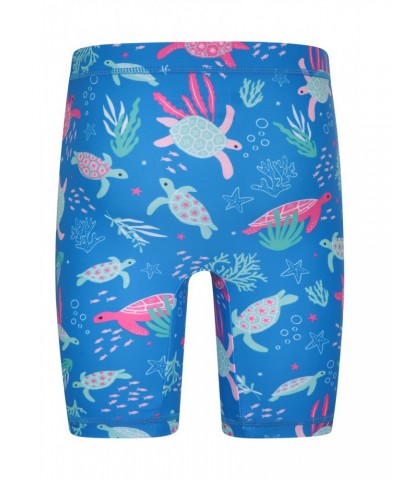 Printed Kids Rash Guard and Shorts Corn Blue $12.50 Swimwear