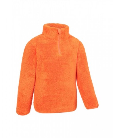 Teddy Kids Half-Zip Fleece Orange $13.79 Fleece