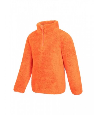 Teddy Kids Half-Zip Fleece Orange $13.79 Fleece