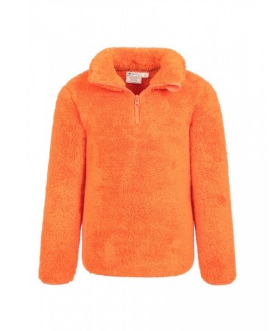 Teddy Kids Half-Zip Fleece Orange $13.79 Fleece