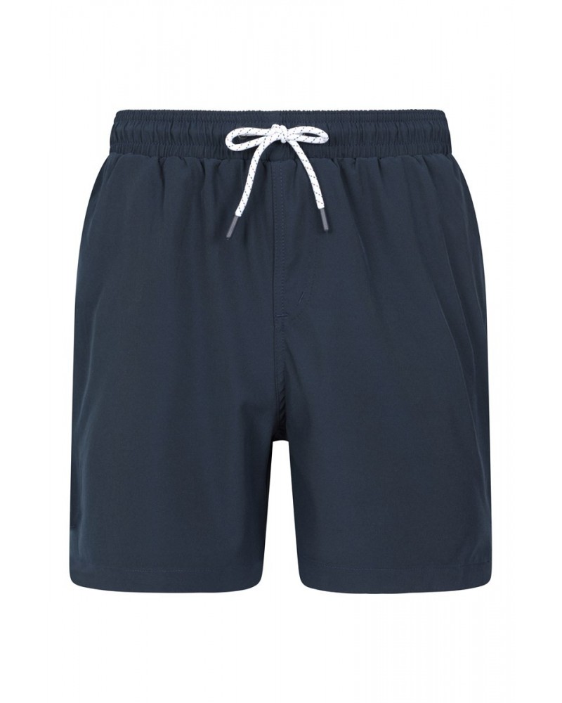 Atlantic Mens Recycled Swim Shorts Navy $17.99 Active