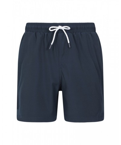 Atlantic Mens Recycled Swim Shorts Navy $17.99 Active