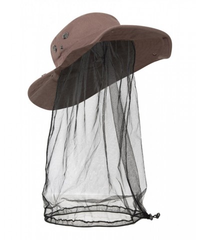 Australian Brim Hat with Head Net Light Brown $14.49 Accessories