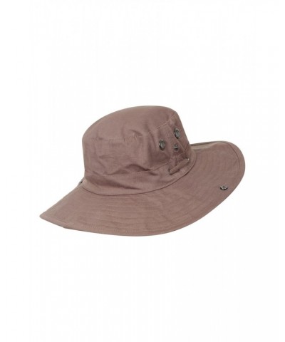 Australian Brim Hat with Head Net Light Brown $14.49 Accessories