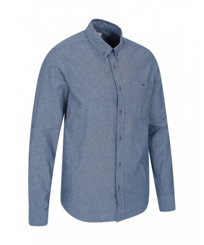 Driftwood Mens Organic Chambray Shirt Denim $19.60 Tops