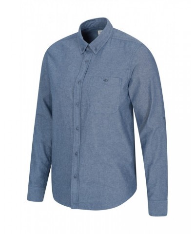 Driftwood Mens Organic Chambray Shirt Denim $19.60 Tops