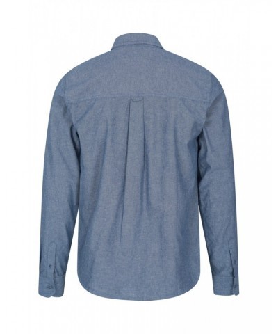 Driftwood Mens Organic Chambray Shirt Denim $19.60 Tops