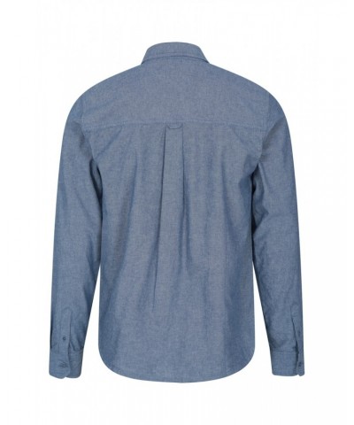 Driftwood Mens Organic Chambray Shirt Denim $19.60 Tops