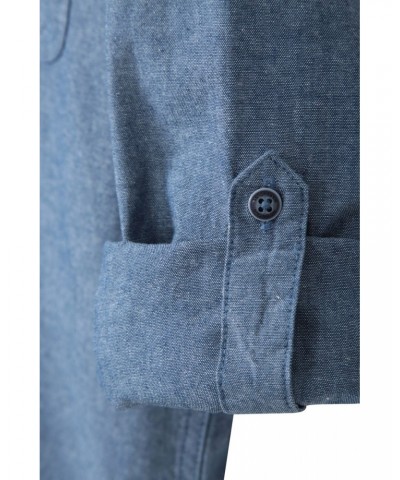 Driftwood Mens Organic Chambray Shirt Denim $19.60 Tops