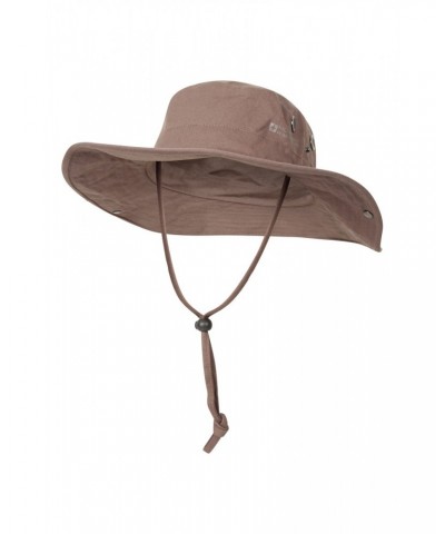 Australian Brim Hat with Head Net Light Brown $14.49 Accessories