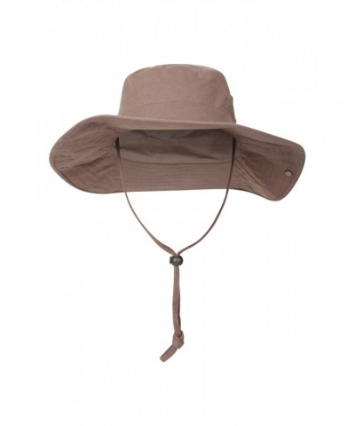 Australian Brim Hat with Head Net Light Brown $14.49 Accessories