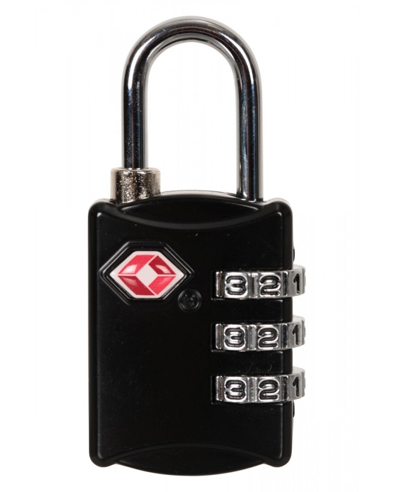 TSA Combination Padlock Black $11.50 Travel Accessories