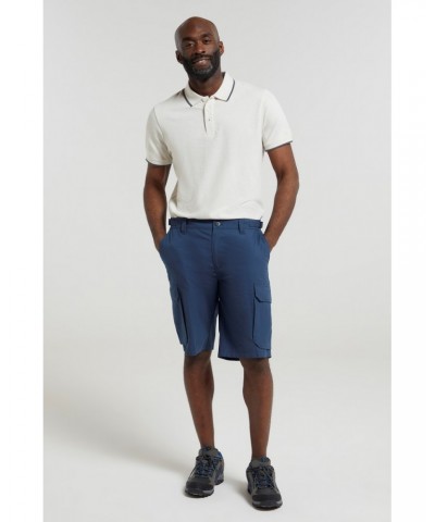 Prospect Rip-Stop Mens Cargo Shorts Dark Blue $19.00 Pants