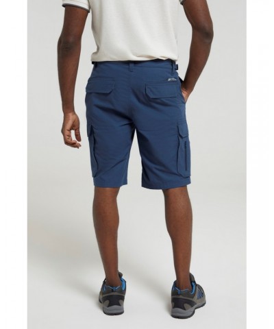 Prospect Rip-Stop Mens Cargo Shorts Dark Blue $19.00 Pants