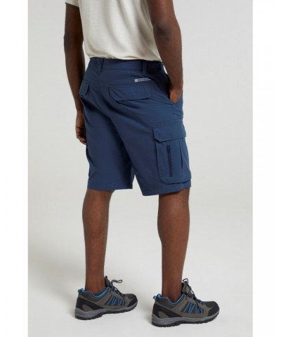 Prospect Rip-Stop Mens Cargo Shorts Dark Blue $19.00 Pants