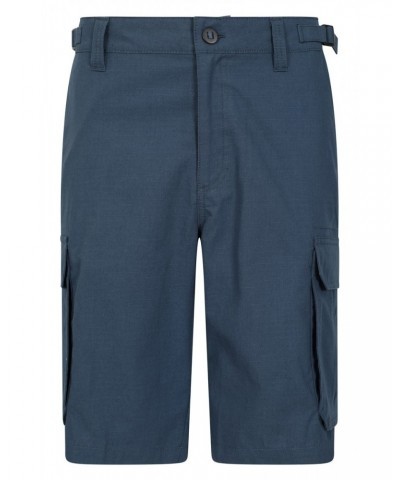 Prospect Rip-Stop Mens Cargo Shorts Dark Blue $19.00 Pants