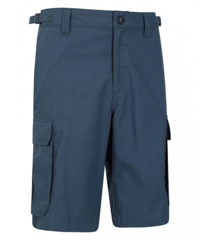 Prospect Rip-Stop Mens Cargo Shorts Dark Blue $19.00 Pants