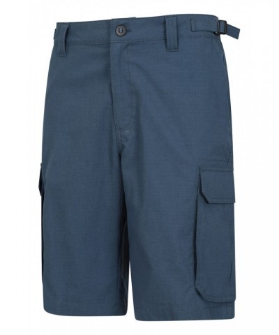 Prospect Rip-Stop Mens Cargo Shorts Dark Blue $19.00 Pants