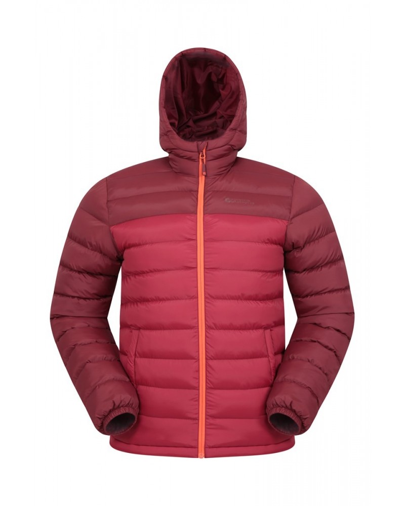 Seasons Mens Insulated Jacket Dark Red $24.00 Jackets