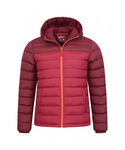 Seasons Mens Insulated Jacket Dark Red $24.00 Jackets