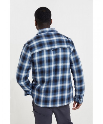 Stream II Mens Lined Flannel Shirt Blue $21.92 Tops