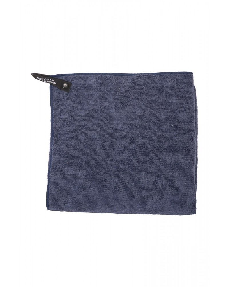 Micro Towelling Travel Towel - Medium - 120 x 60cm Navy $10.06 Travel Accessories