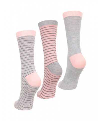 Striped Womens Recycled Socks Multipack Pink $14.49 Accessories