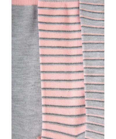 Striped Womens Recycled Socks Multipack Pink $14.49 Accessories