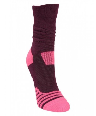 Seamless Womens Running Socks Berry $10.63 Accessories