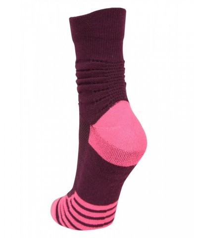 Seamless Womens Running Socks Berry $10.63 Accessories