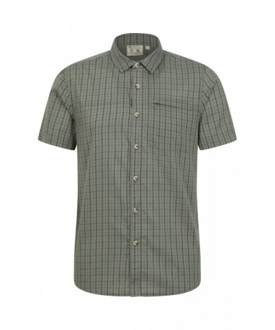 Holiday Mens Cotton Shirt Dark Green $19.79 Tops