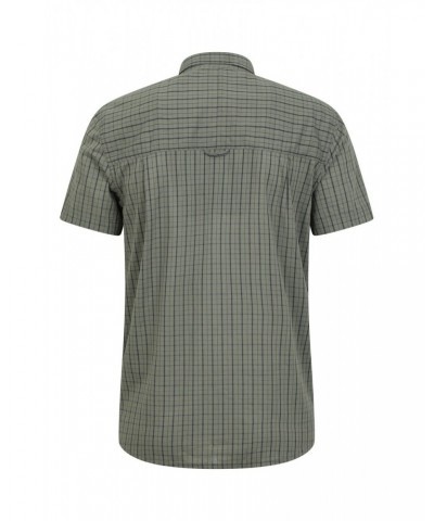 Holiday Mens Cotton Shirt Dark Green $19.79 Tops