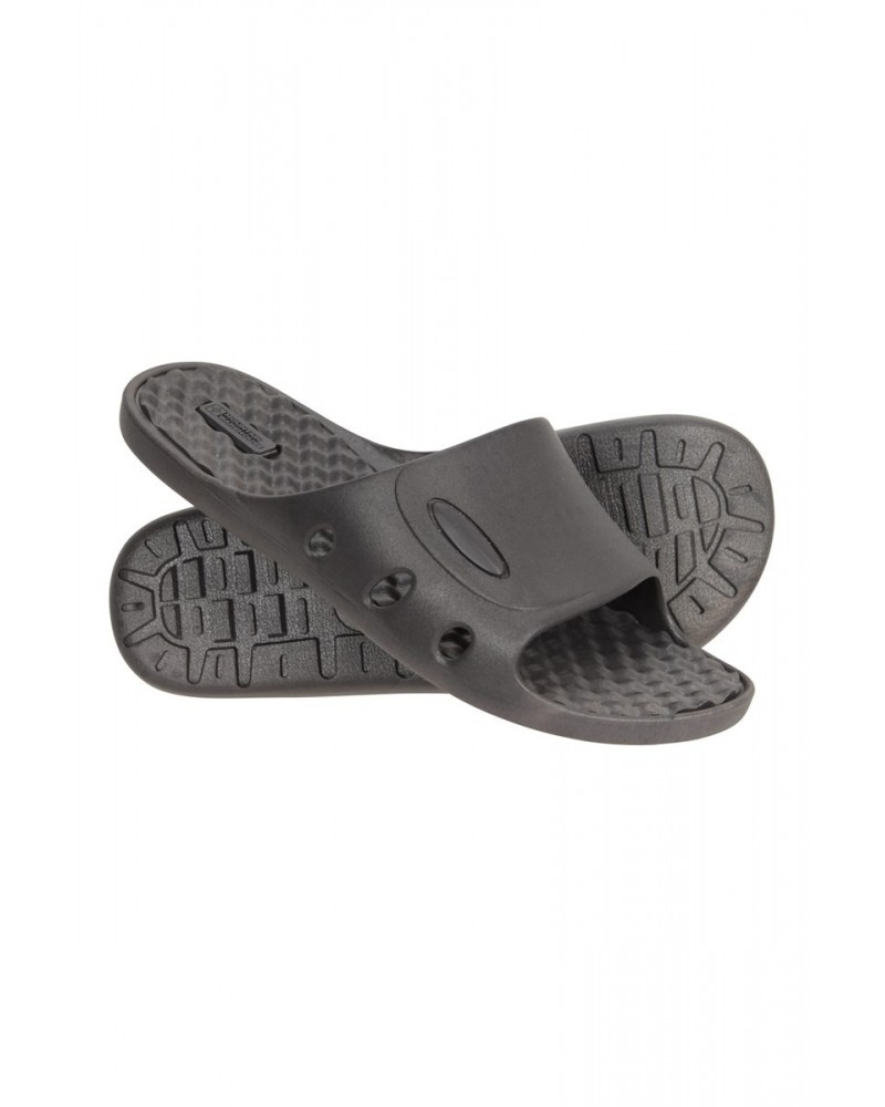 Street Scuff Mens Sandals Dark Grey $11.59 Footwear