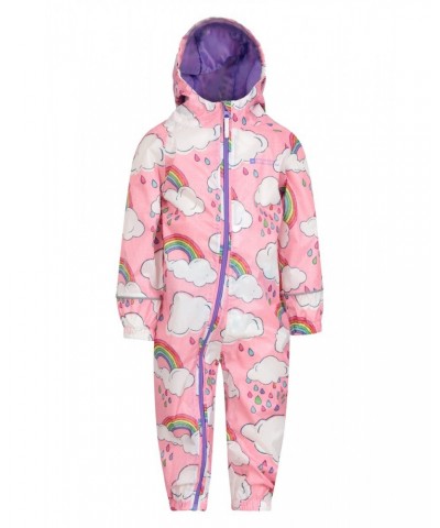 Puddle Kids Printed Waterproof Rain Suit Rainbow $20.64 Babywear