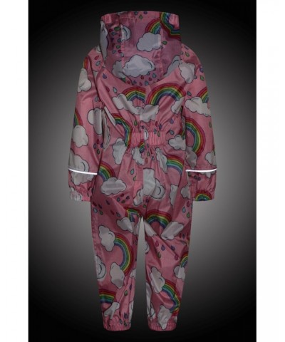 Puddle Kids Printed Waterproof Rain Suit Rainbow $20.64 Babywear