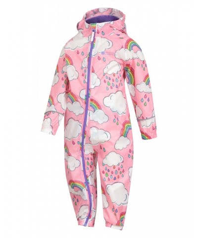 Puddle Kids Printed Waterproof Rain Suit Rainbow $20.64 Babywear