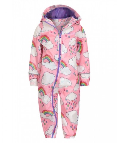 Puddle Kids Printed Waterproof Rain Suit Rainbow $20.64 Babywear