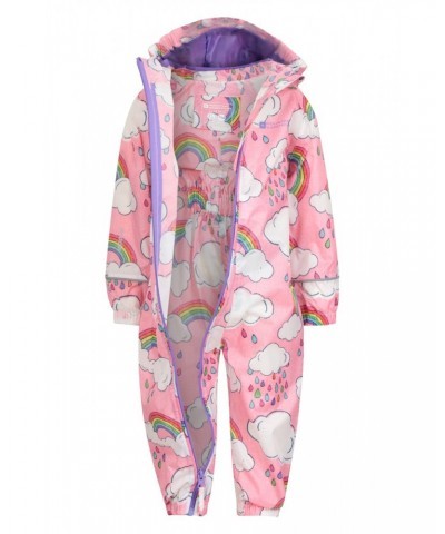 Puddle Kids Printed Waterproof Rain Suit Rainbow $20.64 Babywear