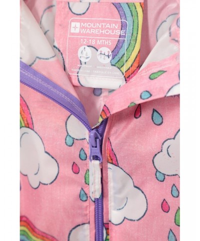 Puddle Kids Printed Waterproof Rain Suit Rainbow $20.64 Babywear