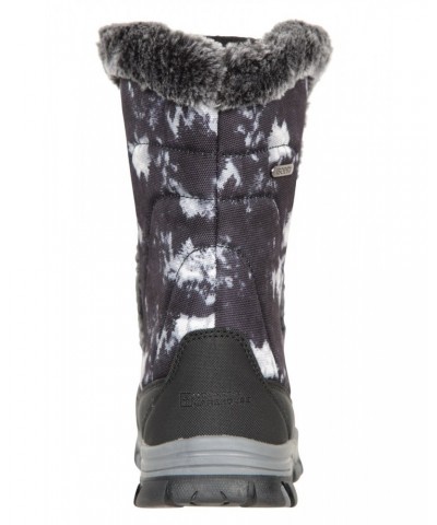 Ohio Printed Womens Snow Boots Monochrome $28.59 Footwear