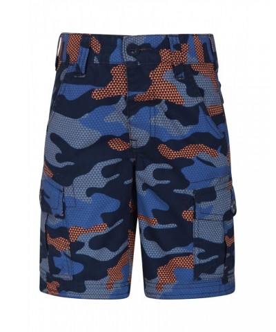 Camo Cargo Kids Shorts Orange $18.80 Pants