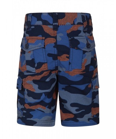 Camo Cargo Kids Shorts Orange $18.80 Pants