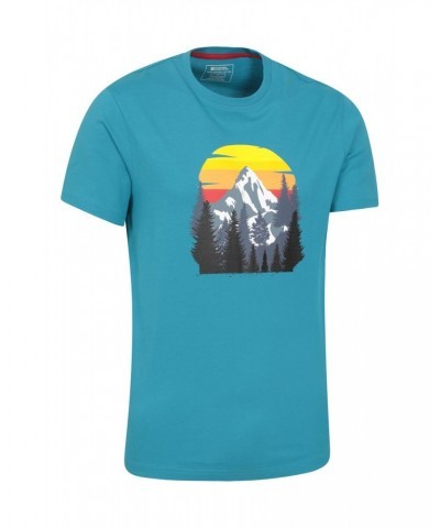 Take A Hike Mens Organic T-Shirt Dark Teal $16.19 Tops