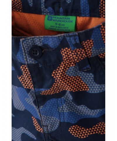 Camo Cargo Kids Shorts Orange $18.80 Pants