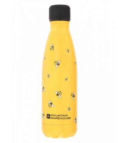 Printed Double-Walled Bottle - 16 oz Yellow $12.50 Accessories