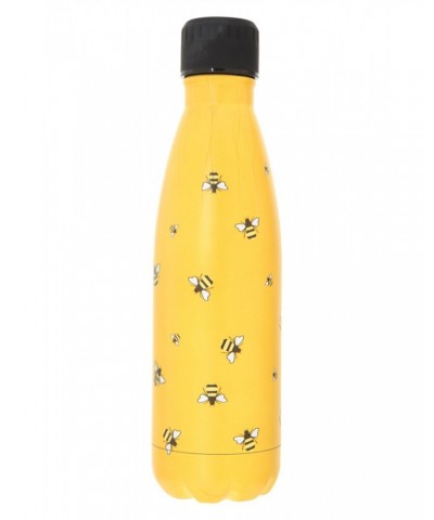 Printed Double-Walled Bottle - 16 oz Yellow $12.50 Accessories