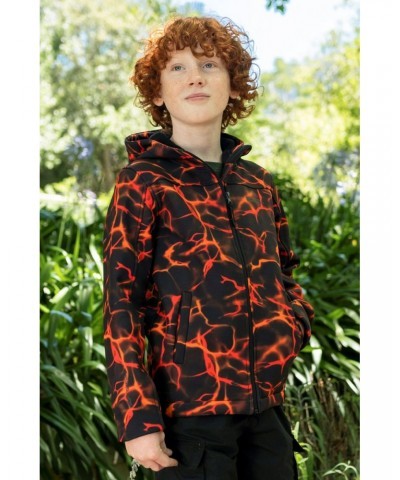 Exodus II Kids Printed Water-resistant Softshell Rust $17.15 Jackets