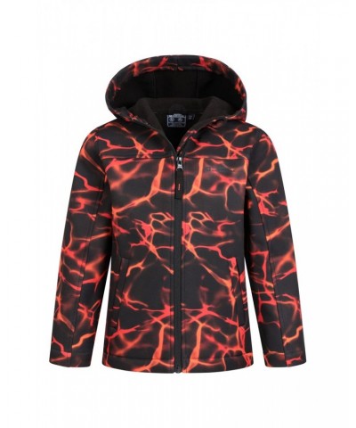 Exodus II Kids Printed Water-resistant Softshell Rust $17.15 Jackets