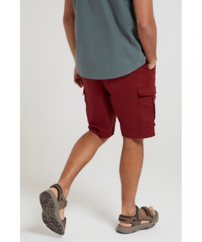 Lakeside Mens Cargo Shorts Burgundy $16.00 Pants